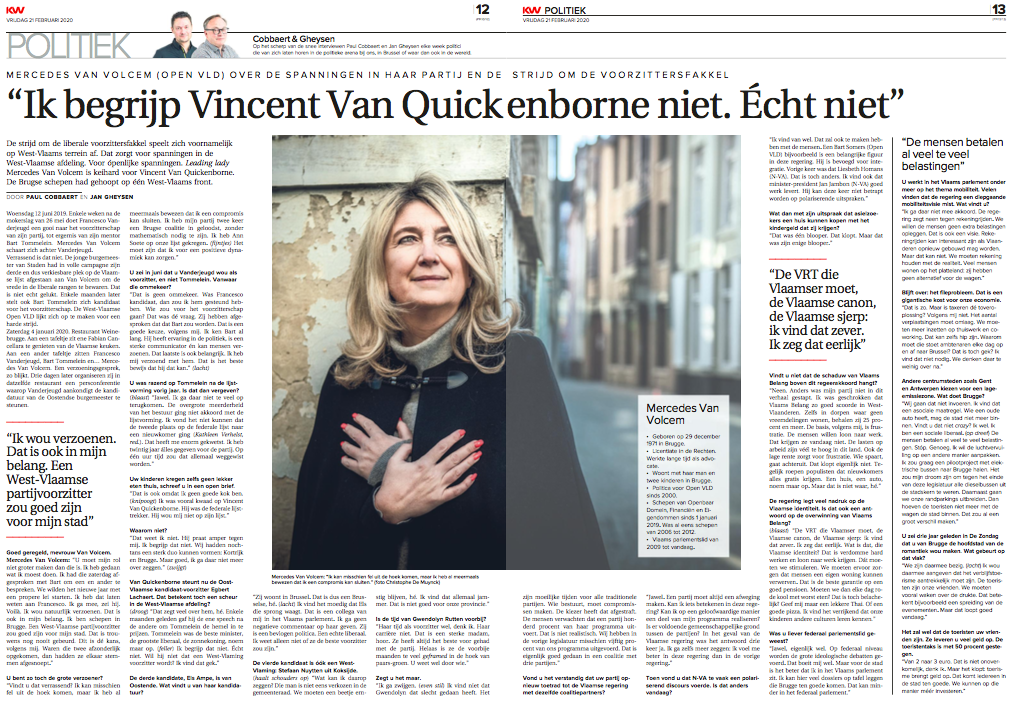 interview Mercedes Van Volcem