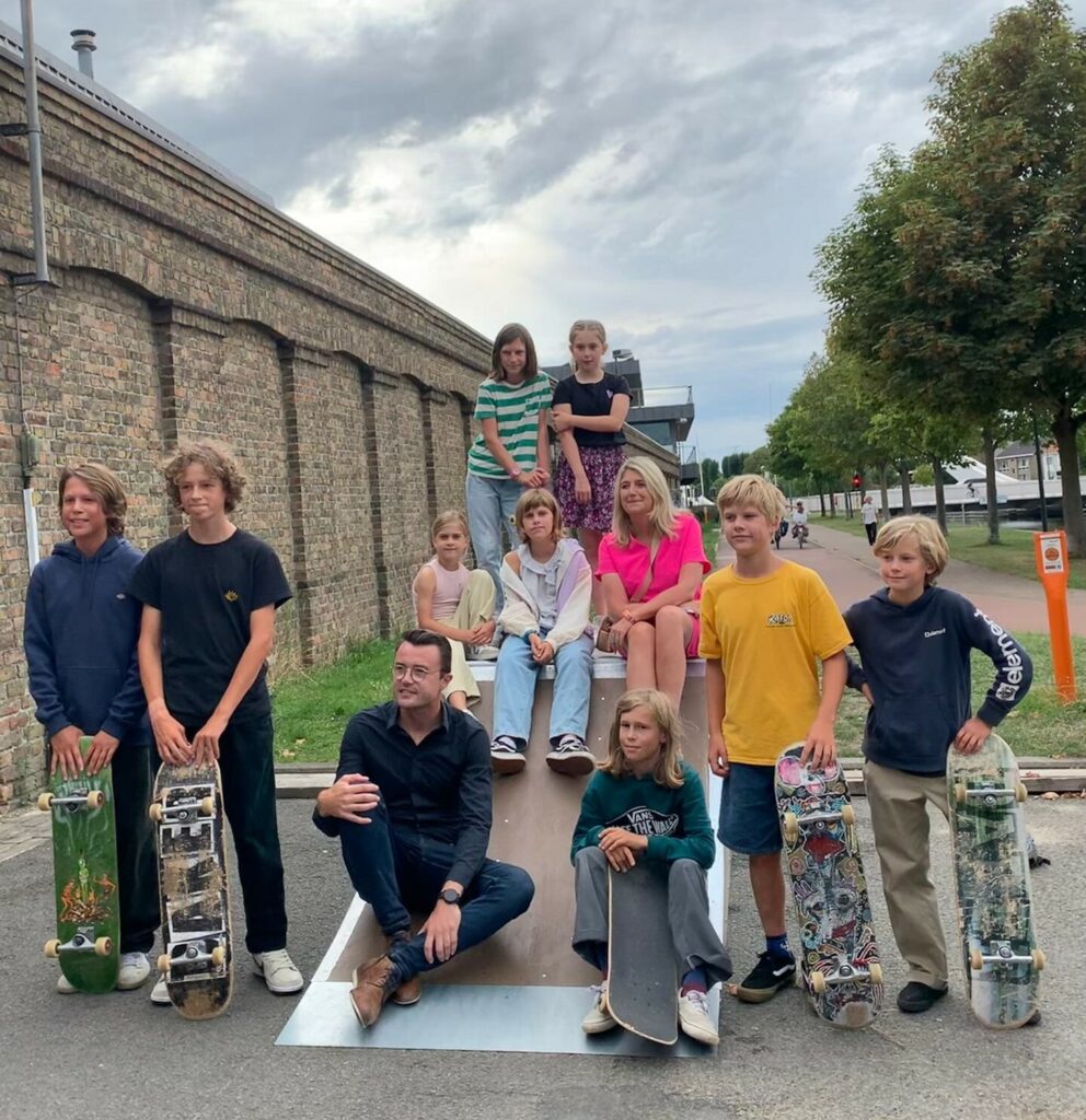 skatetoestellen jongeren openbaar domein kolenkaai