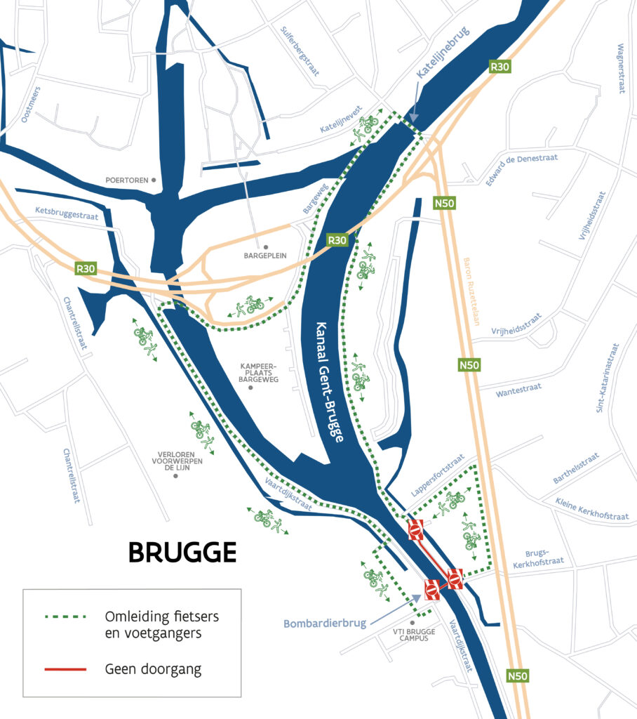 Grondige renovatie van Bombardierbrug