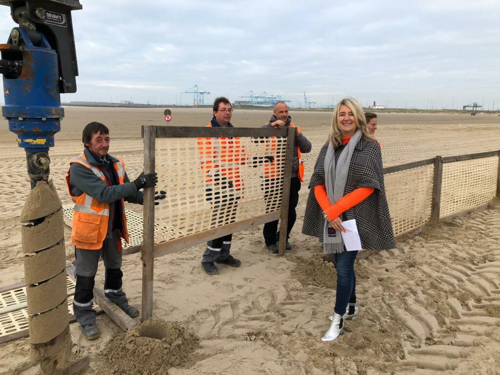 strand Zeebrugge klaar voor de zomer